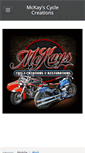 Mobile Screenshot of mckayscyclecreations.com